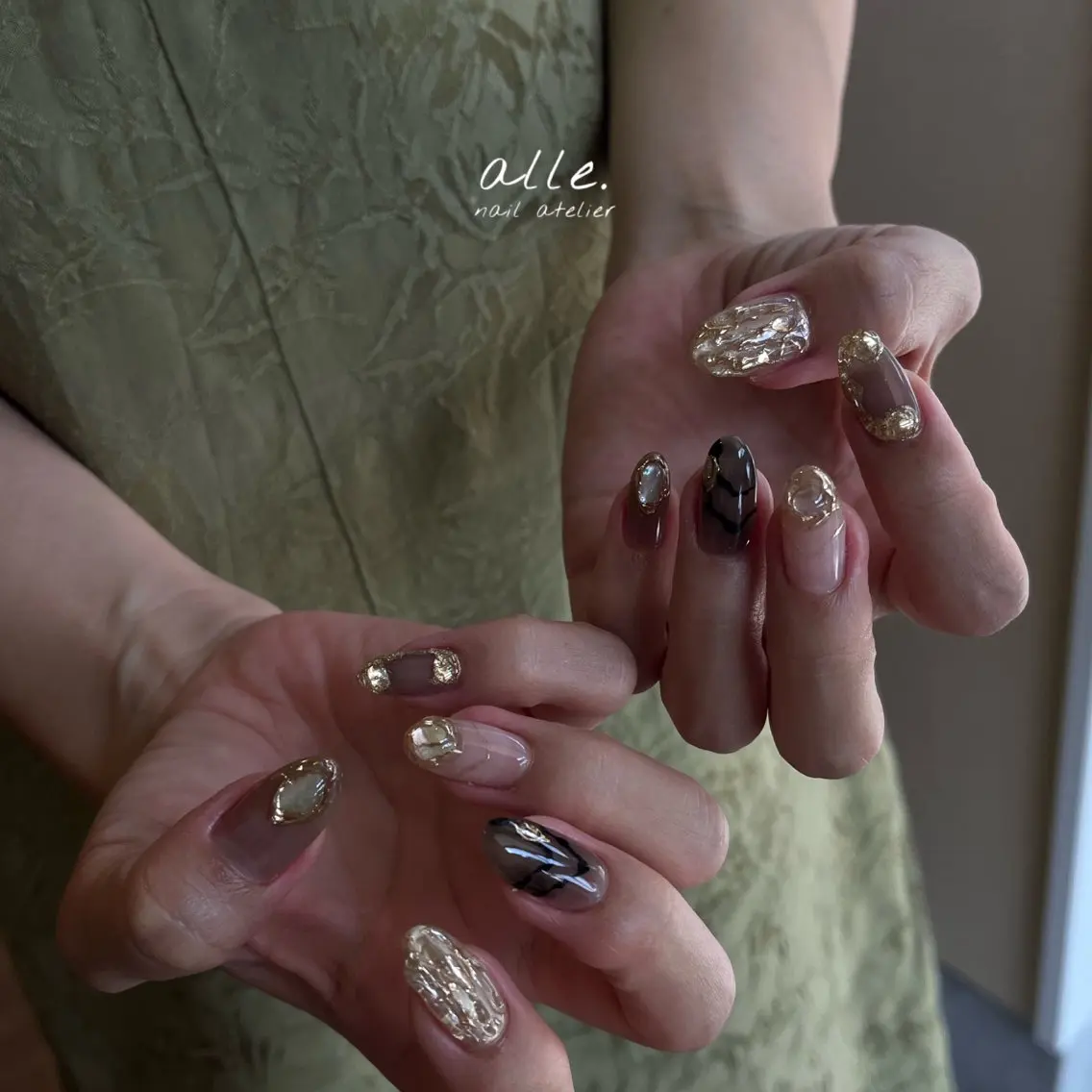 ネイル ハンドネイル atelier alle.のネイルデザイン