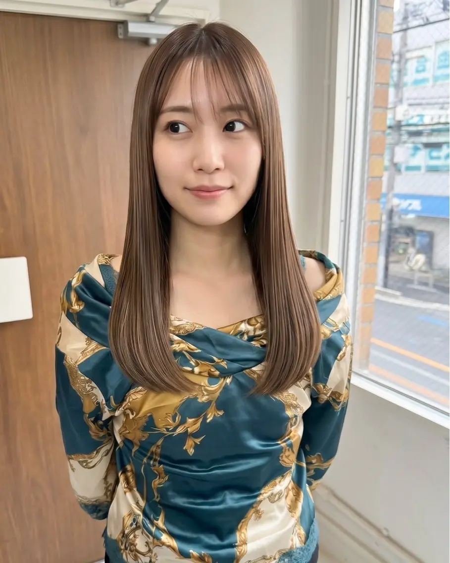 カラー 髪質改善🌟美髪💐 服部睦月のヘアスタイル