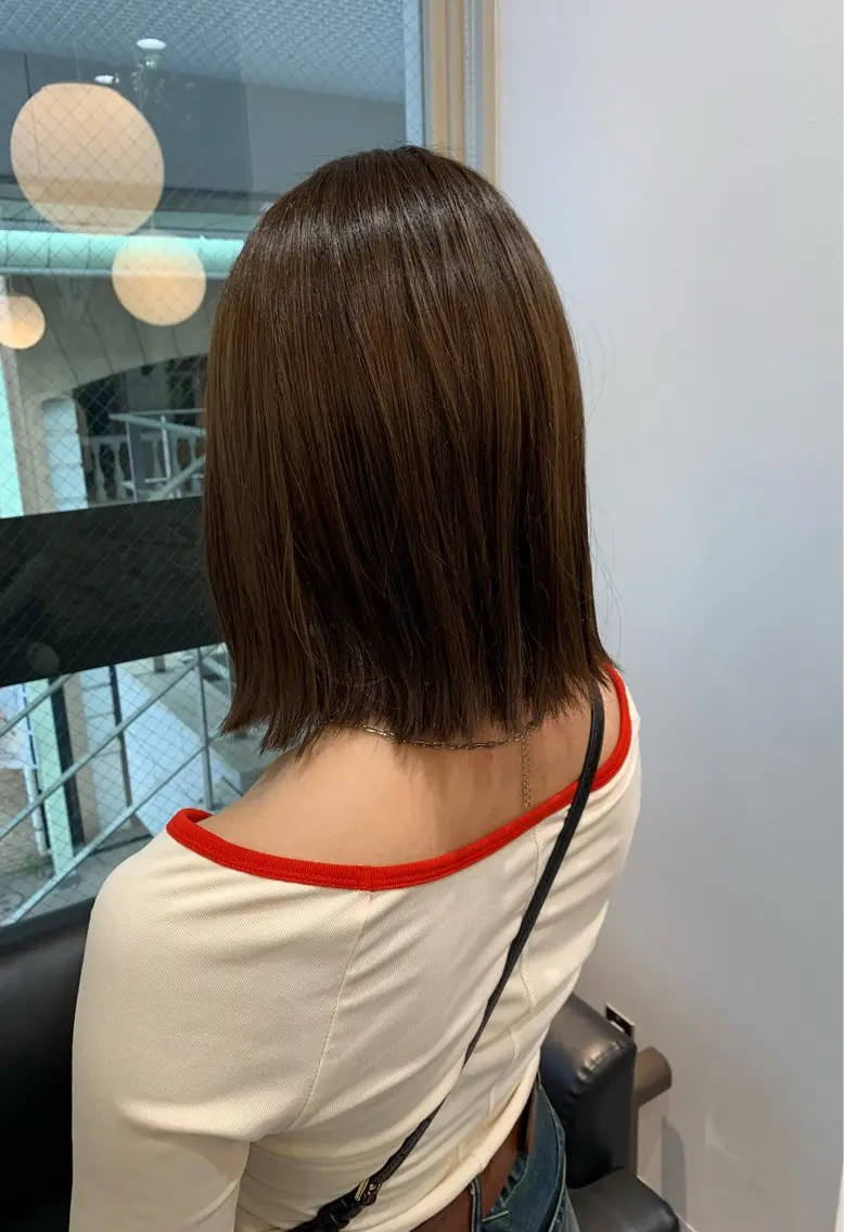 ミディアム カラー トリートメント ioliteHAIR AYAのヘアスタイル