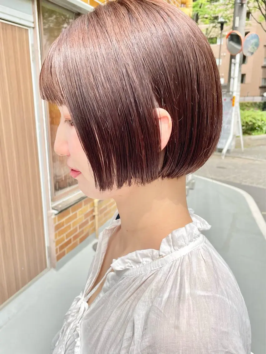 ショート カラー 🌼似合わせカット 🌼おぎの みき🌼のヘアスタイル