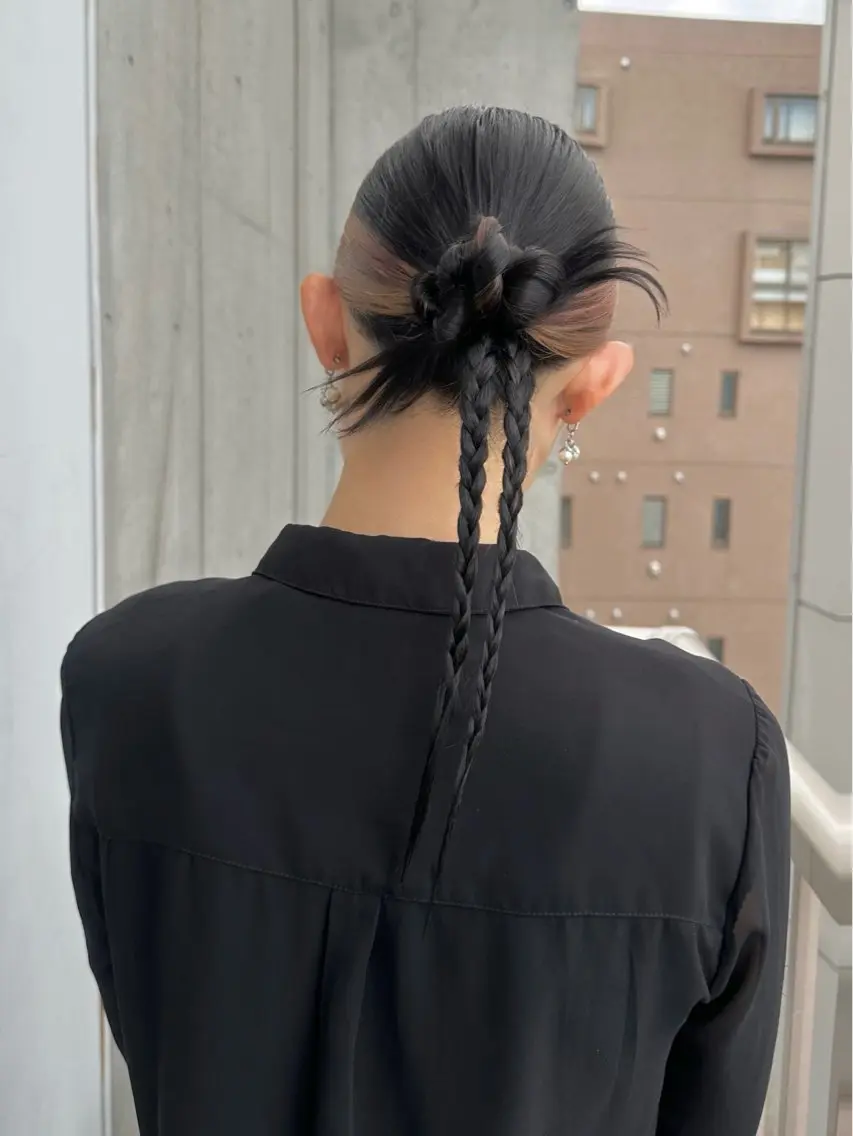 ヘアアレンジ ヘアセット 🍊千葉 未来🍊店長のヘアスタイル