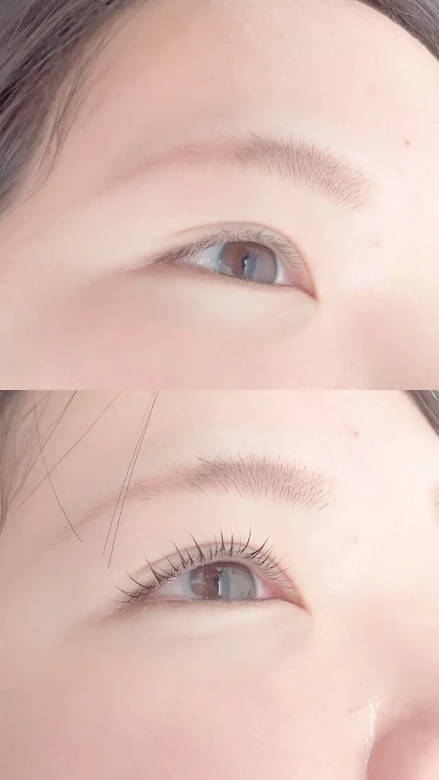 マツエク・マツパ 束感まつ毛 マツパ 桜 杏奈のマツエク・マツパデザイン