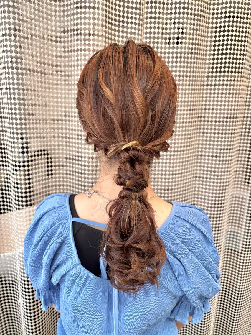 ロング rinrin 天文館のヘアスタイル