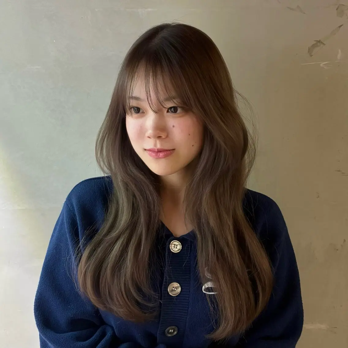 ロング ヘアカラー nanami🏷🤎 ベージュのヘアスタイル