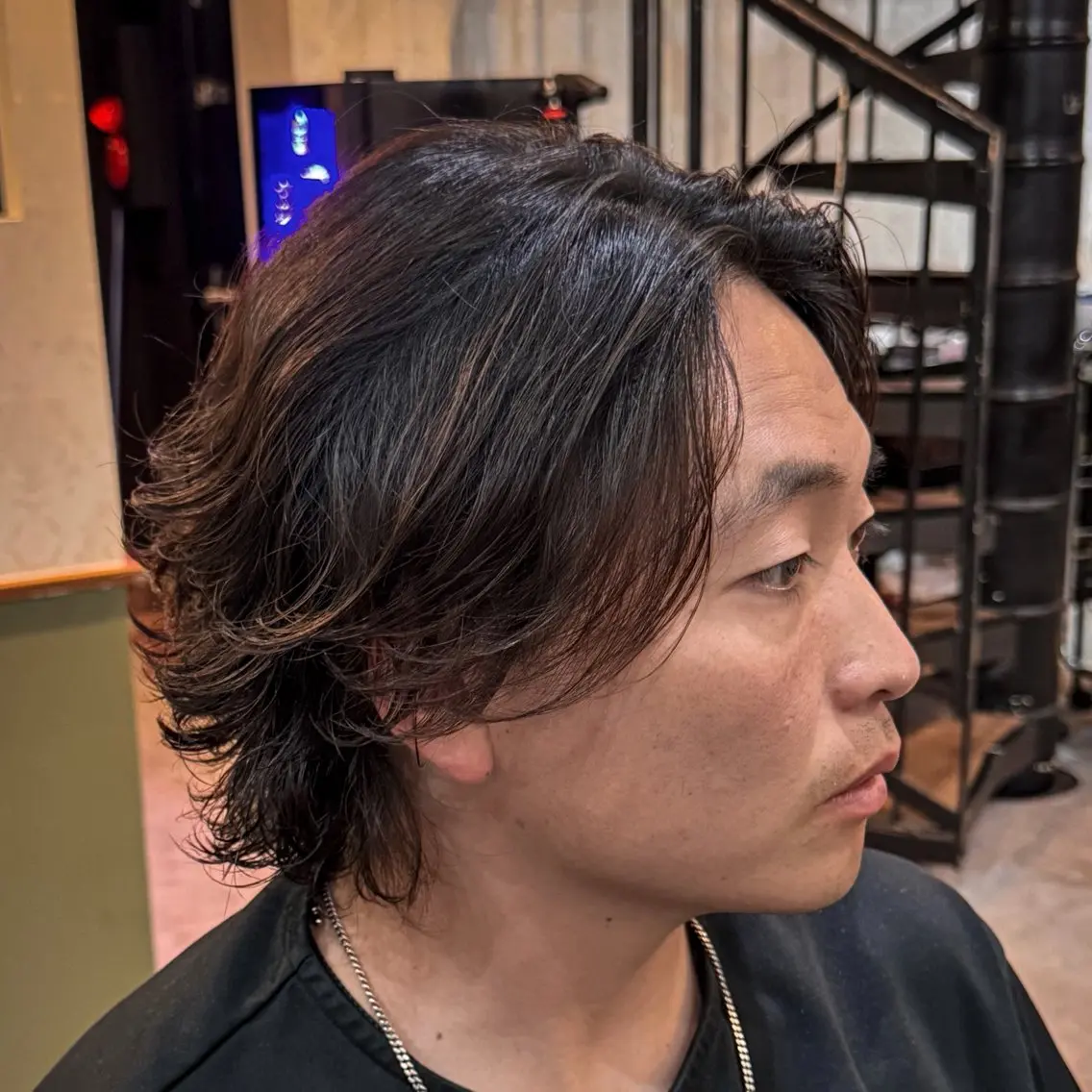 ショート パーマ メンズ ニュアンスパーマ カット パーマ 立川メンズカット/ メンズパーマ💈三上のヘアスタイル