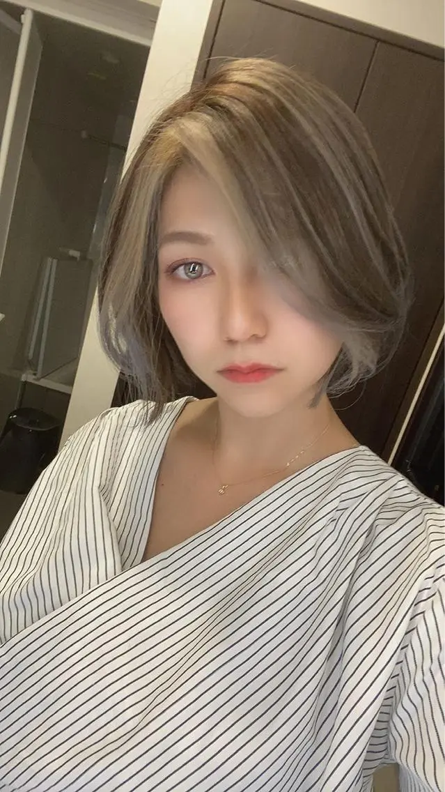 🌟人気メニュー🌟ハイライトorフェイスフレーミングカラー(ブリーチ&全体カラー込)+2stepトリートメントの写真