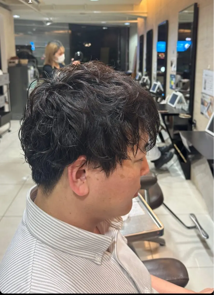 パーマ メンズ カット パーマ 💙メンズカット池袋 Manami💙のヘアスタイル