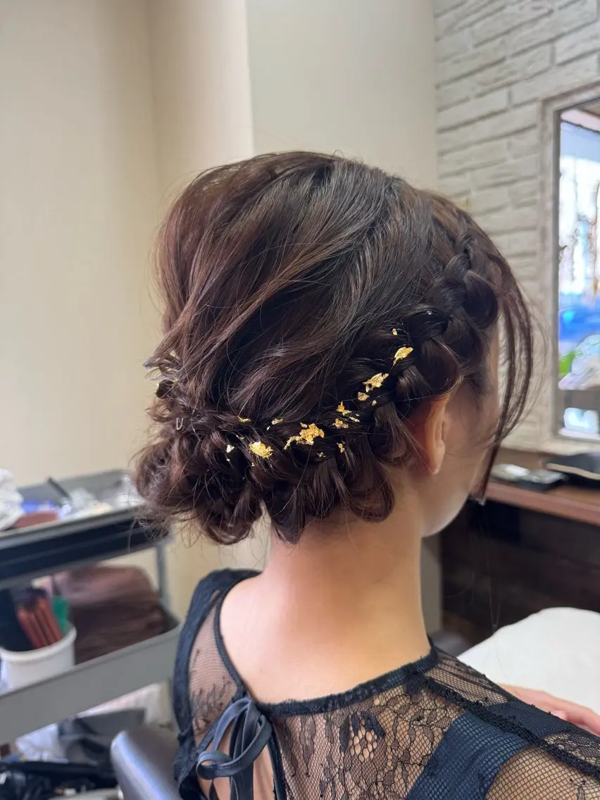 ヘアアレンジ ヘアセット 丹 由佳のヘアスタイル