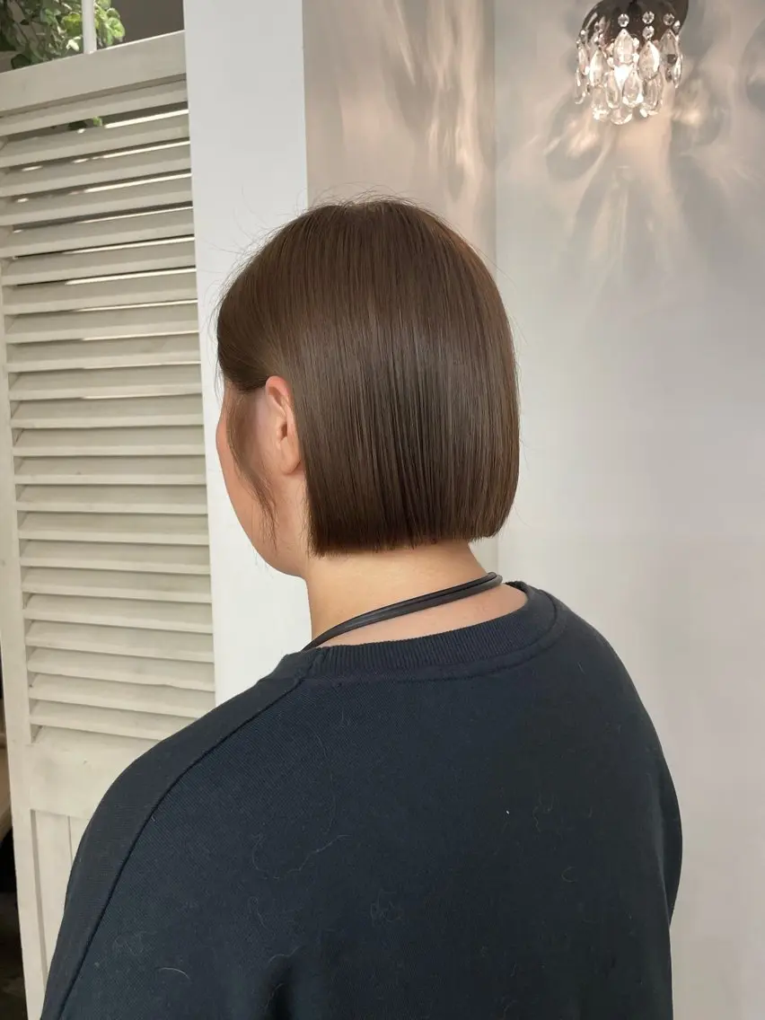 カラー ベージュカラー ブラウンカラー ブラウンベージュ イシバシ ミナミのヘアスタイル
