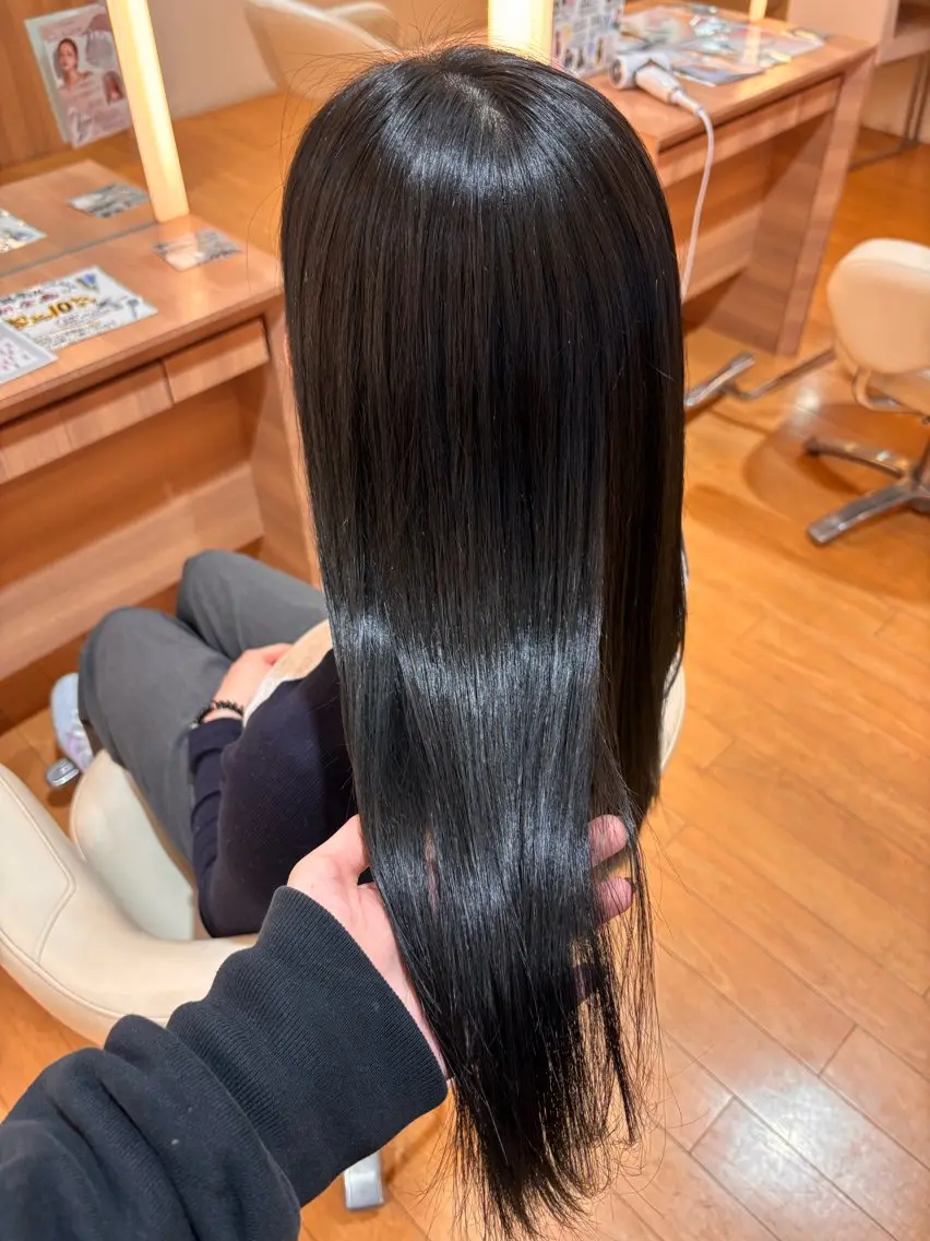 【⭐️当店1番人気メニュー⭐️】カット+透明感カラー💇🏼‍♀️🎀💖＋髪質改善トリートメント🫧の写真