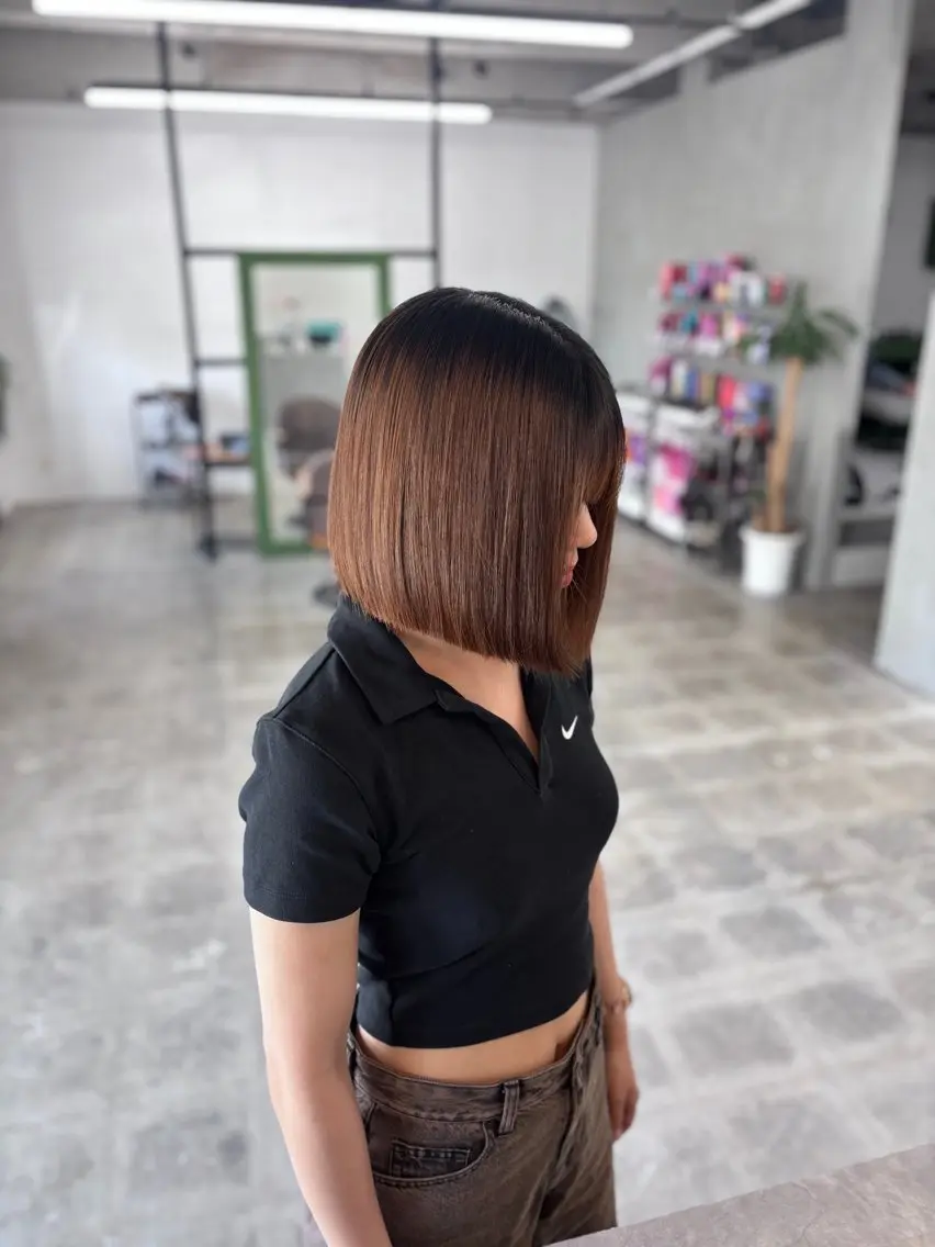 ショート ボブ miloc naha ナナカのヘアスタイル