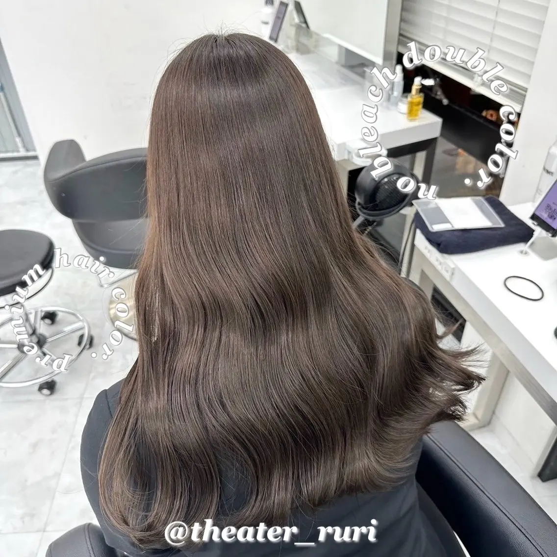 ロング カラー ふわっと抜け感🫧 ブラウンベージュ🤎のヘアスタイル