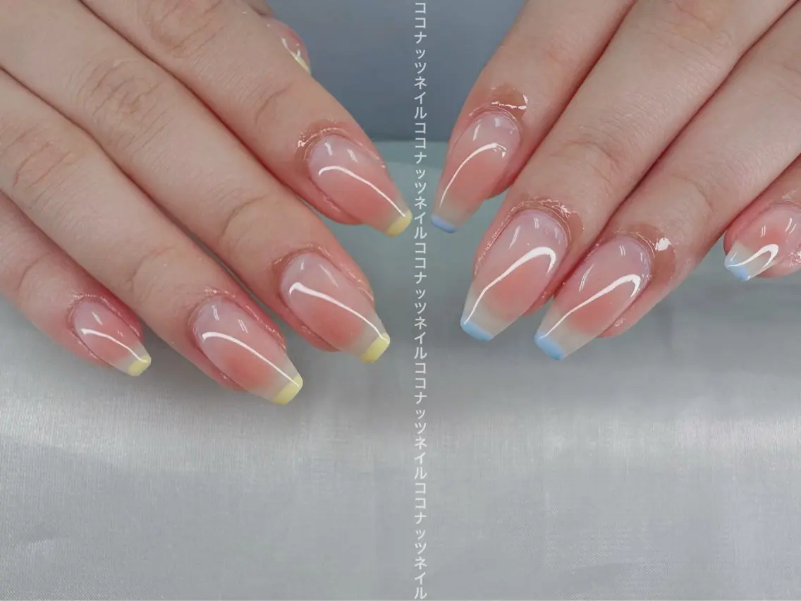 ネイル HOSHINO NAIL_長さだしのネイルデザイン