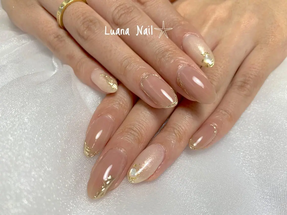 ネイル ミラーネイル ハンドネイル BeauJu by Luana Nailのネイルデザイン