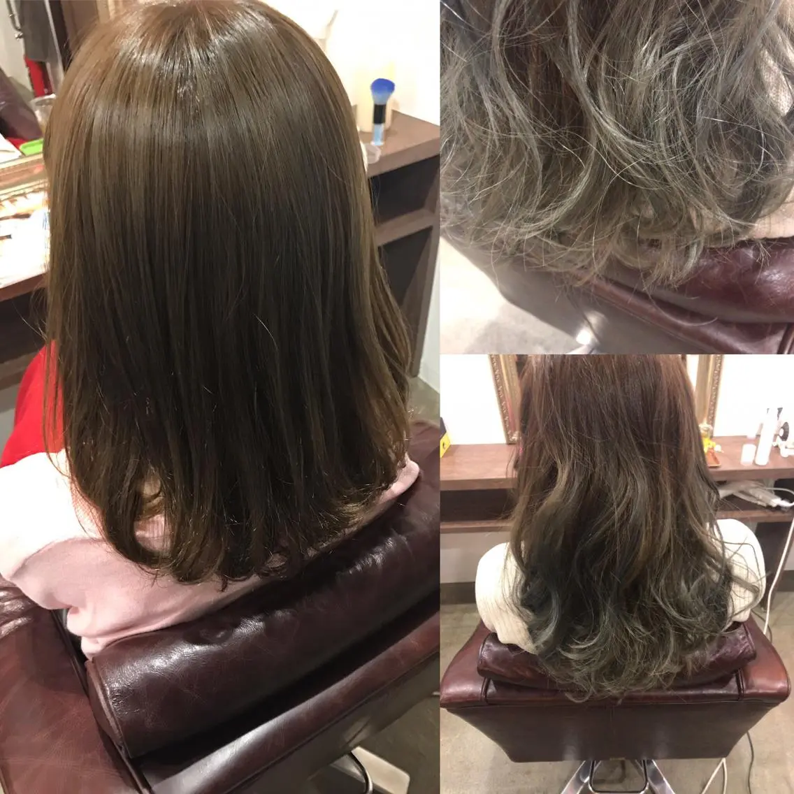 ミディアム カラー レイヤーカット匠 イソザキノリユキのヘアスタイル