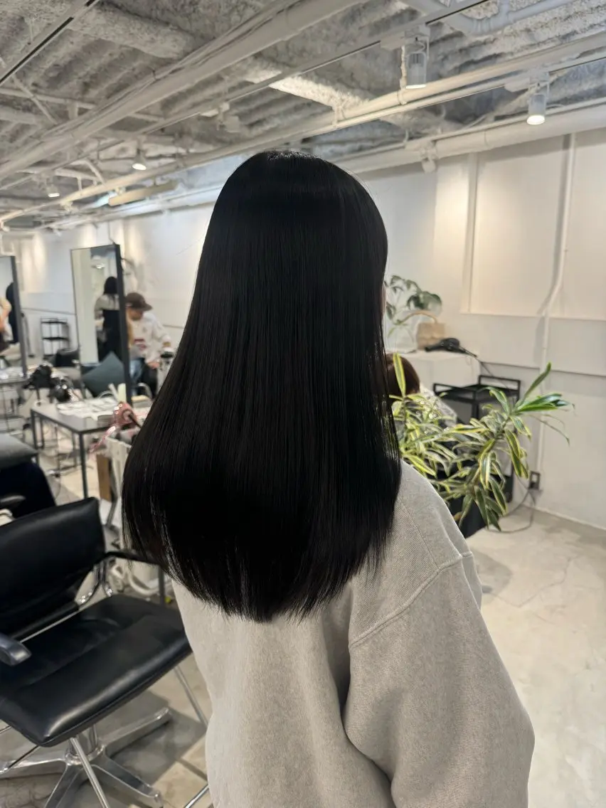 セミロング カット ヘアカラー トリートメント 新宿/顔周りカット +レイヤー=しずく♩のヘアスタイル