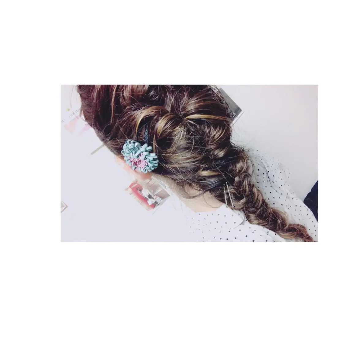 ロング パーマ ヘアアレンジ くるくるパーマ aikoのヘアスタイル