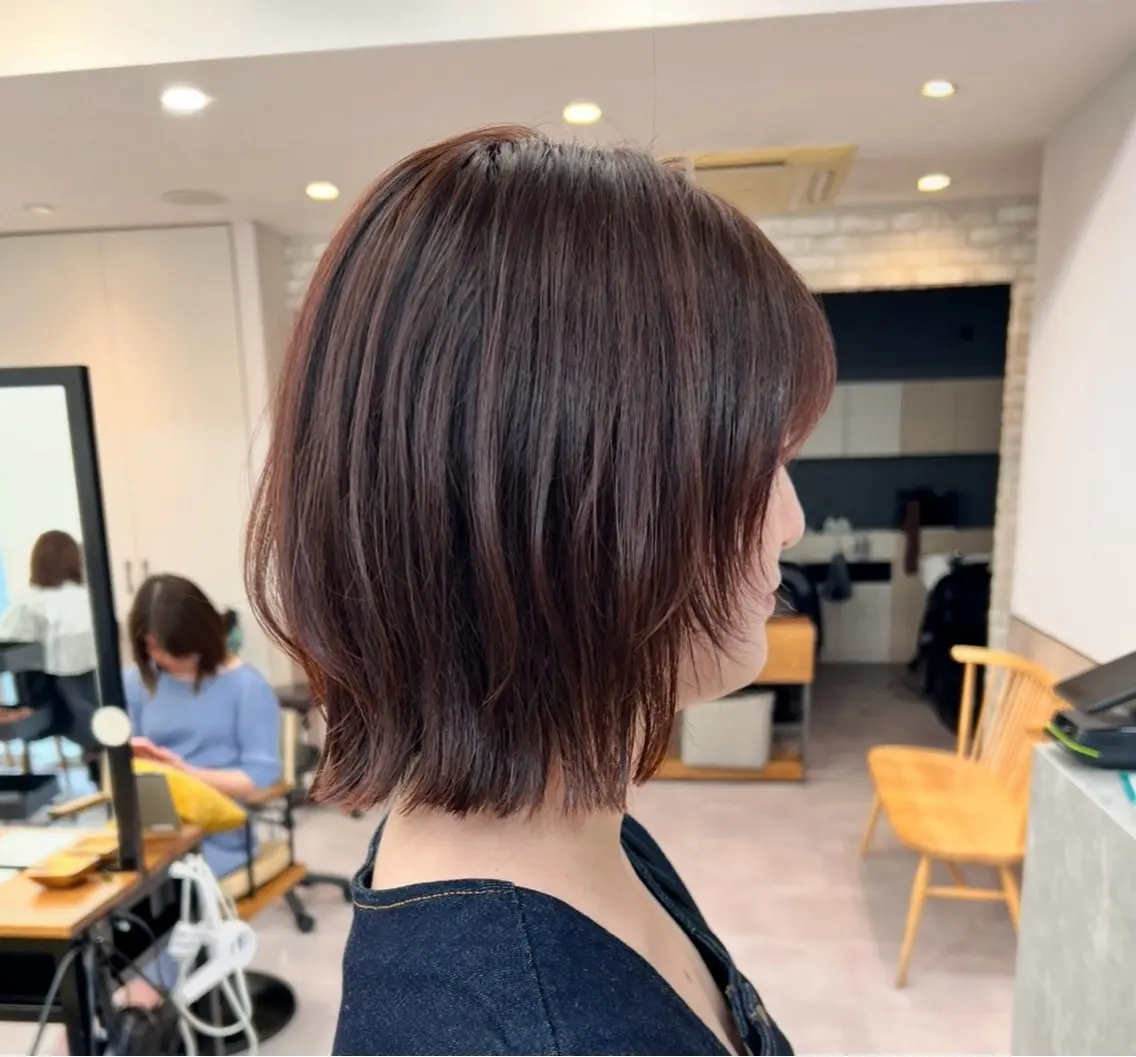 ミディアム トリートメント レイヤー・カット モデル・こうたのヘアスタイル