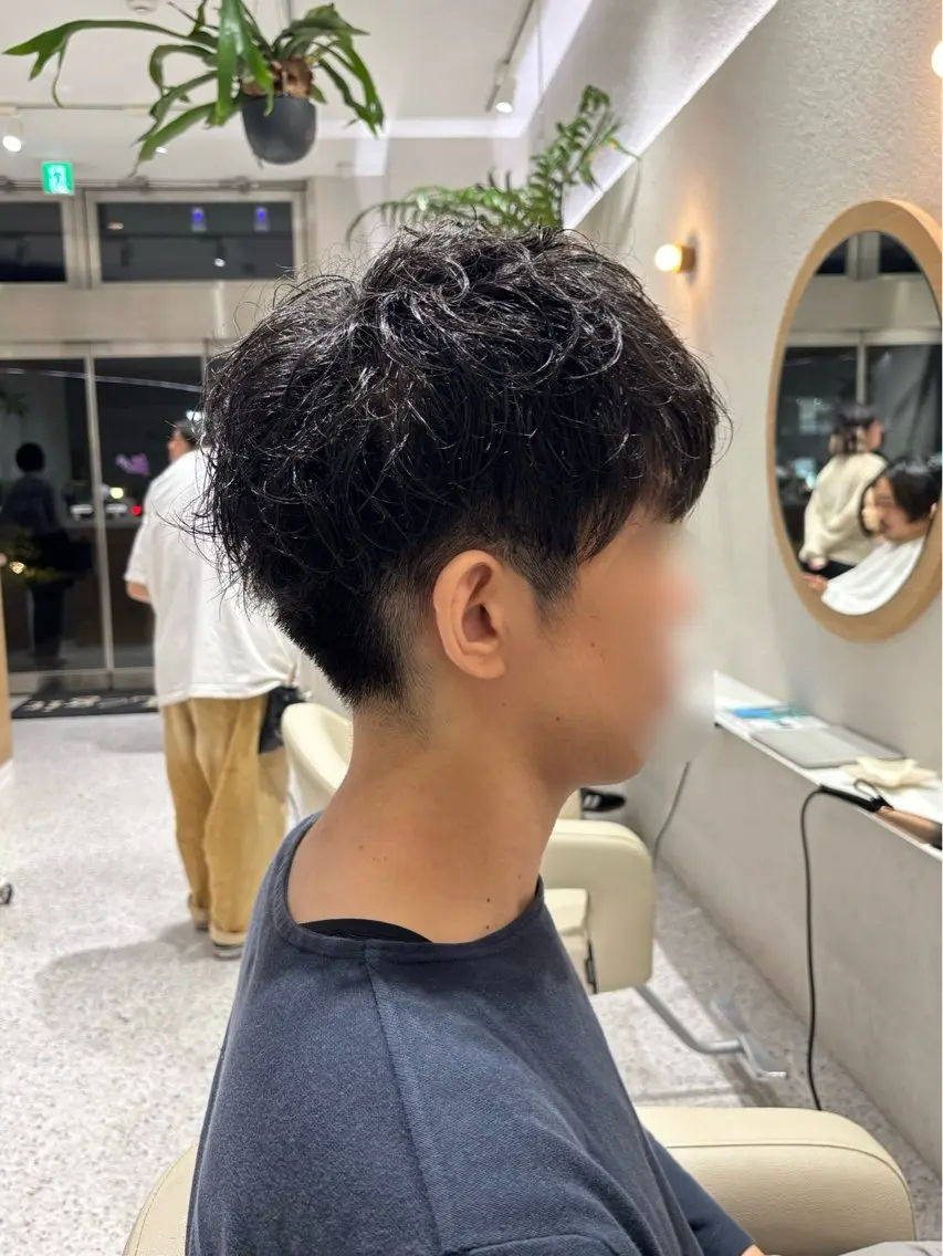 メンズ カット パーマ ヘアセット 🔥メンズパーマ🔥 鈴木 翔斗のヘアスタイル