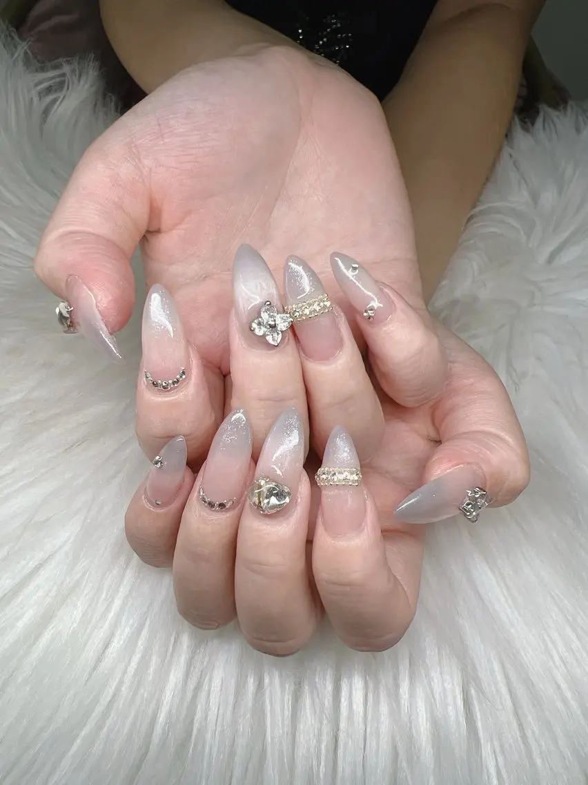 ネイル ハンドネイル Lee Nails チップ長さだし専門店のネイルデザイン