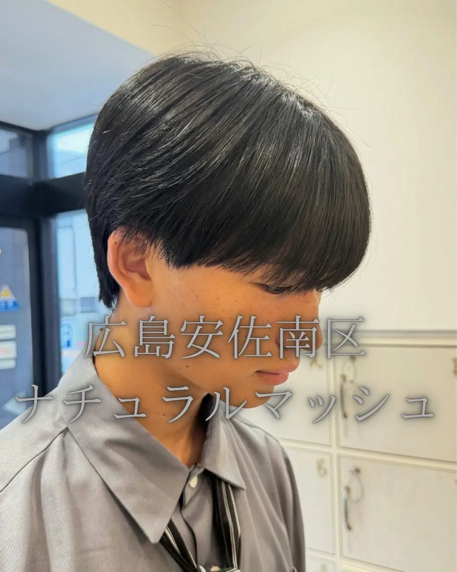メンズ マッシュ カット 小野 永貴のヘアスタイル