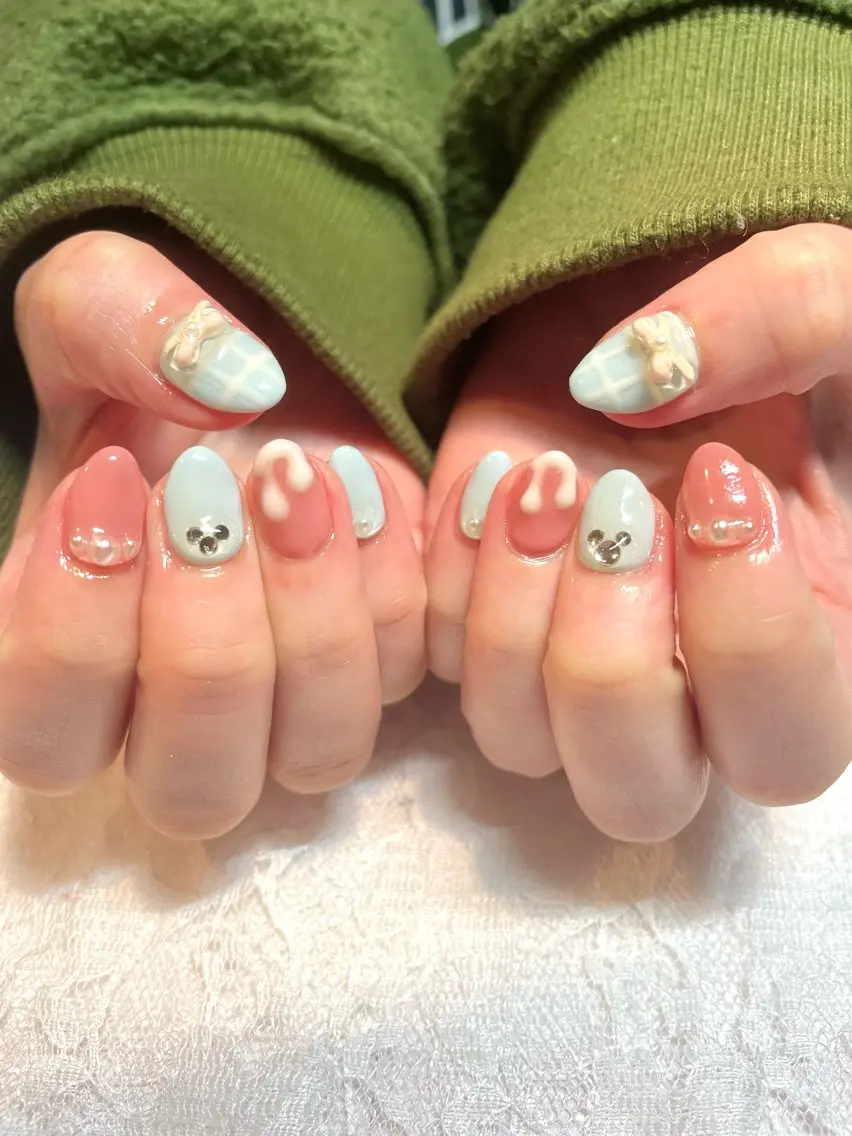 ネイル ハンドネイル Nail ヌシん家 AKANEのネイルデザイン