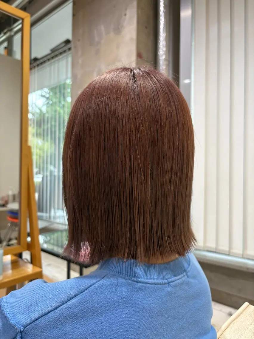 カラー ベージュカラー ブリーチ ヘアカラー たけみ りさのヘアスタイル