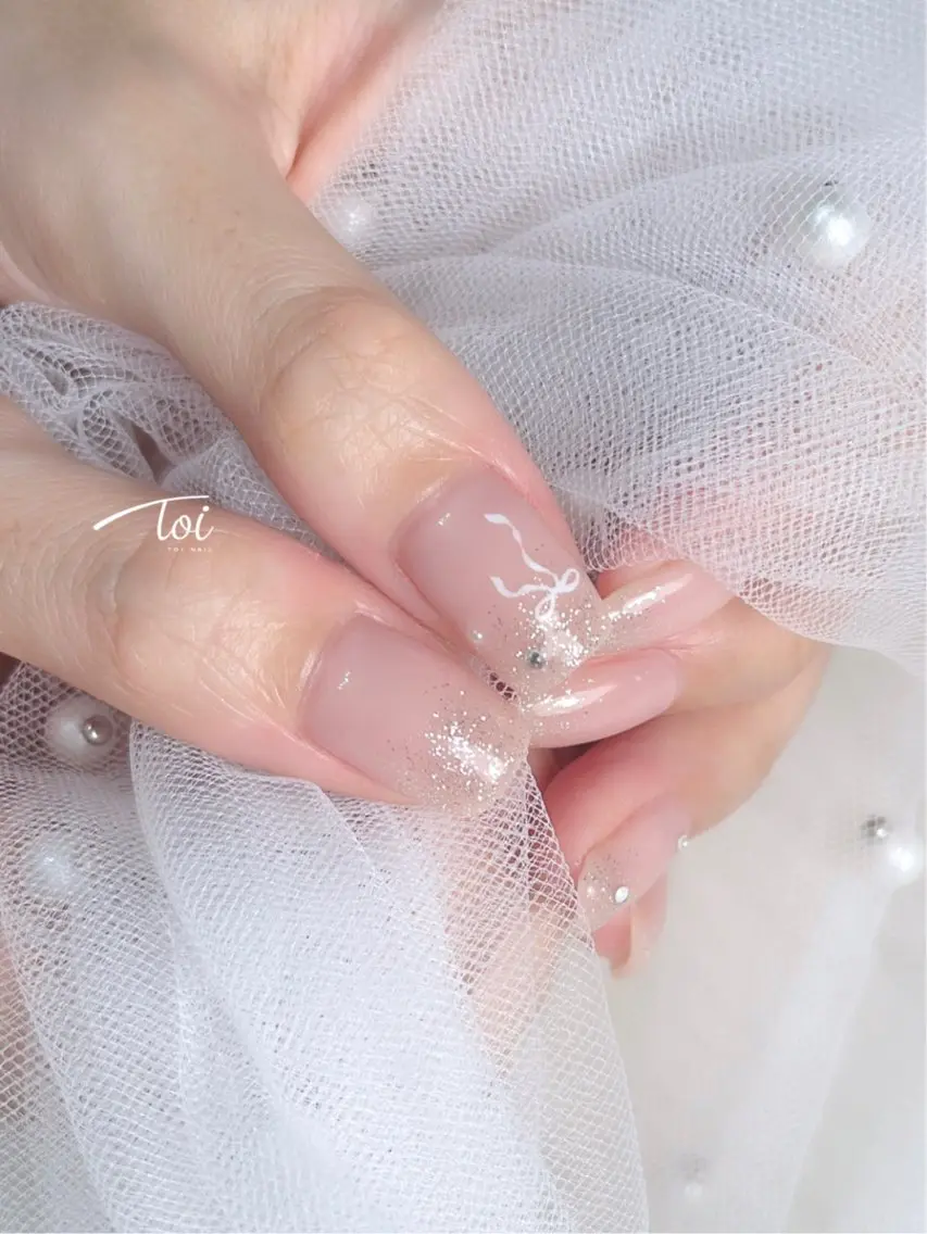 ネイル リボン ハンドネイル toi nailのネイルデザイン