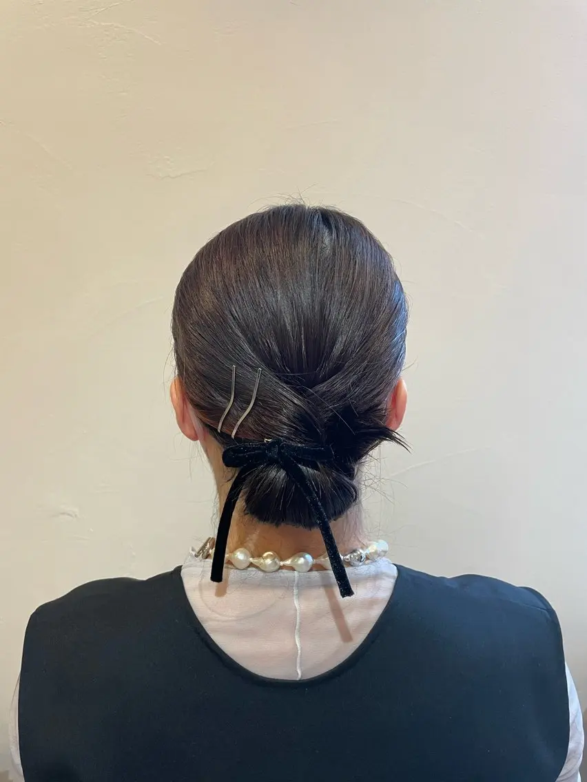 ヘアアレンジ 梨子🐣艶カラー🌈 ダメージレス💖のヘアスタイル