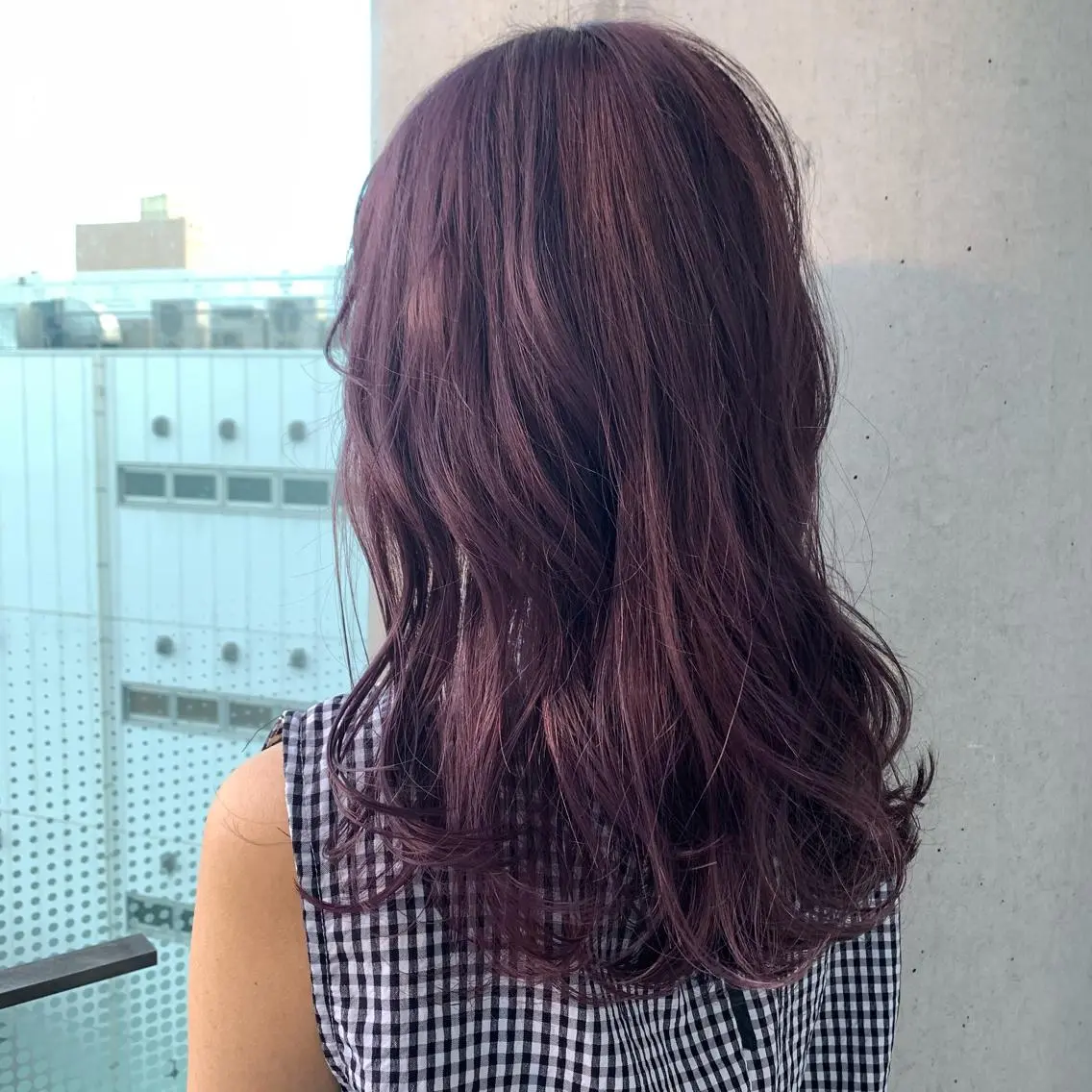 セミロング ヘアカラー トリートメント サソウ ユリエ🥥のヘアスタイル