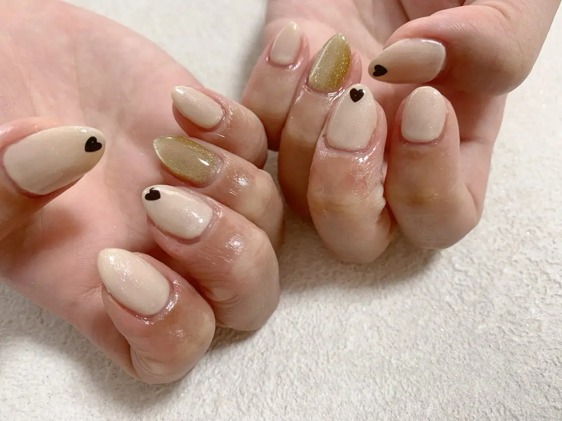 ネイル ジェルネイル ホログラムネイル マグネットネイル メンズネイル ワンカラーネイル kiki nail たまプラーザのネイルデザイン