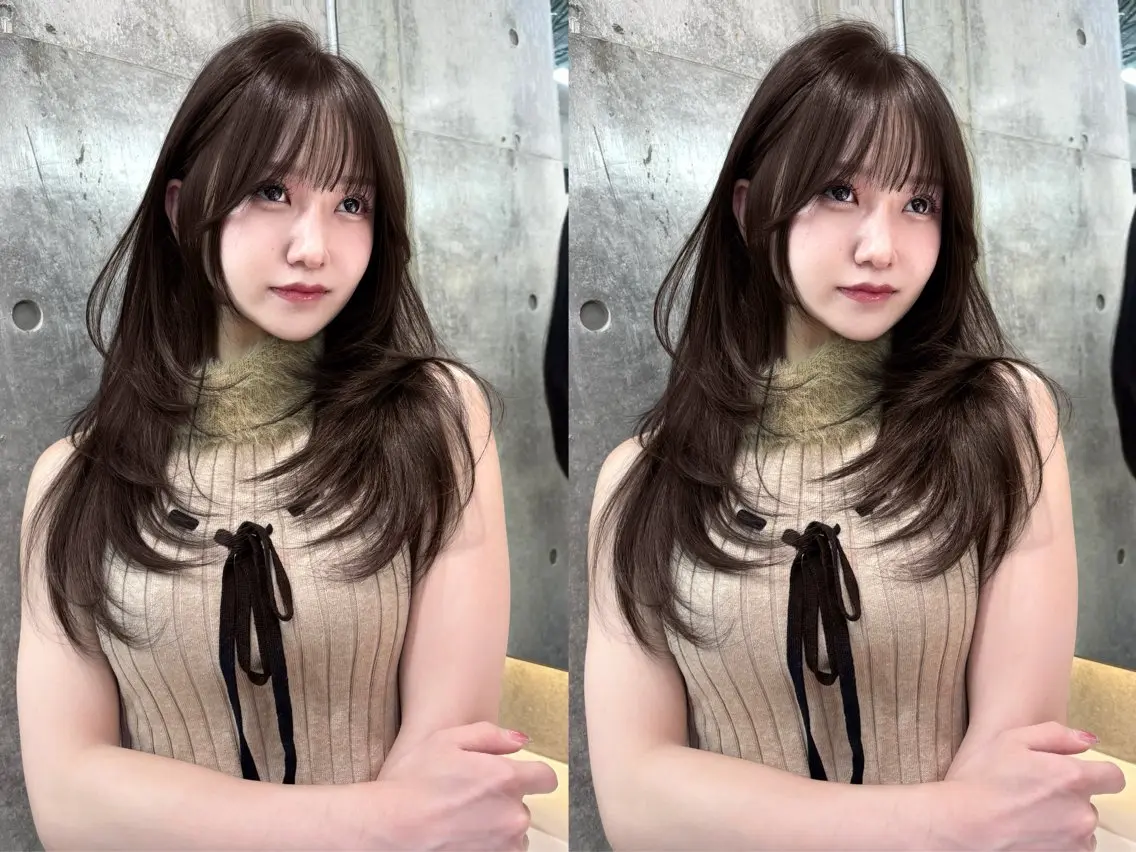 セミロング カット ヘアカラー トリートメント 谷川が作る熊本1🥇 レイヤーカットのヘアスタイル