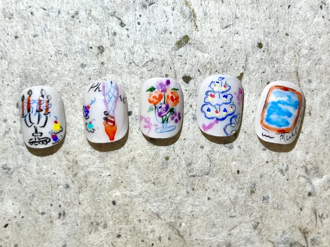 ネイル ジェルネイル 韓国ネイル 持ち込み ハンドネイル Painty nailのネイルデザイン