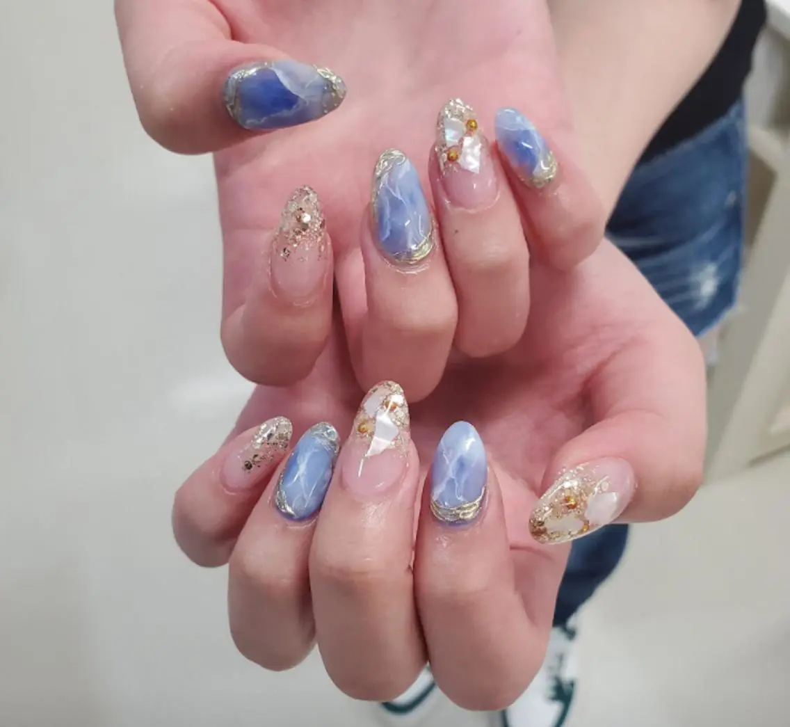 ネイル アートネイル ジェルネイル ニュアンスネイル スカルプネイル nailstudio eviz新宿店のネイルデザイン