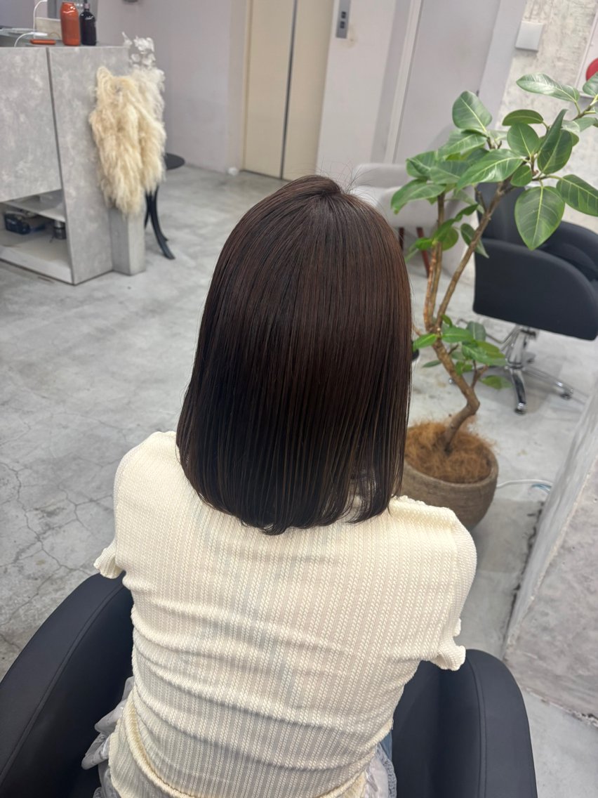 ミディアム カラー ヘアカラー real yumeka🪄✨のヘアスタイル