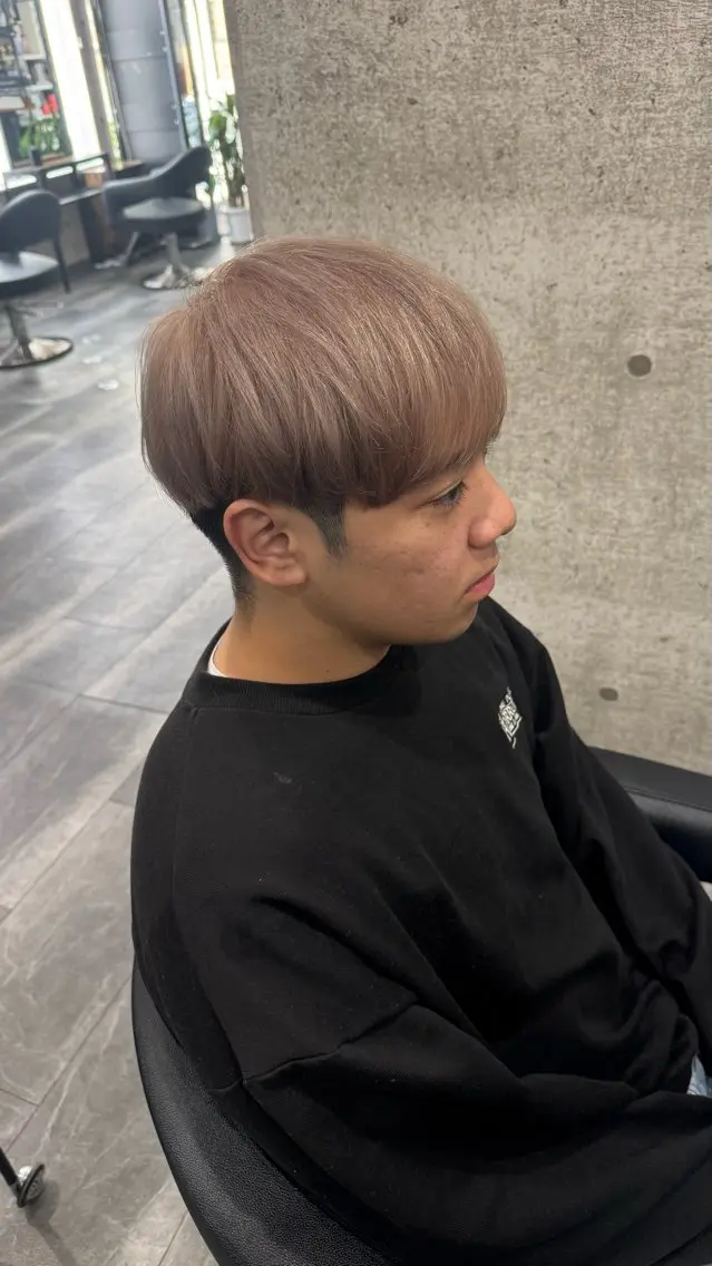 カラー メンズ はらさき くみのヘアスタイル