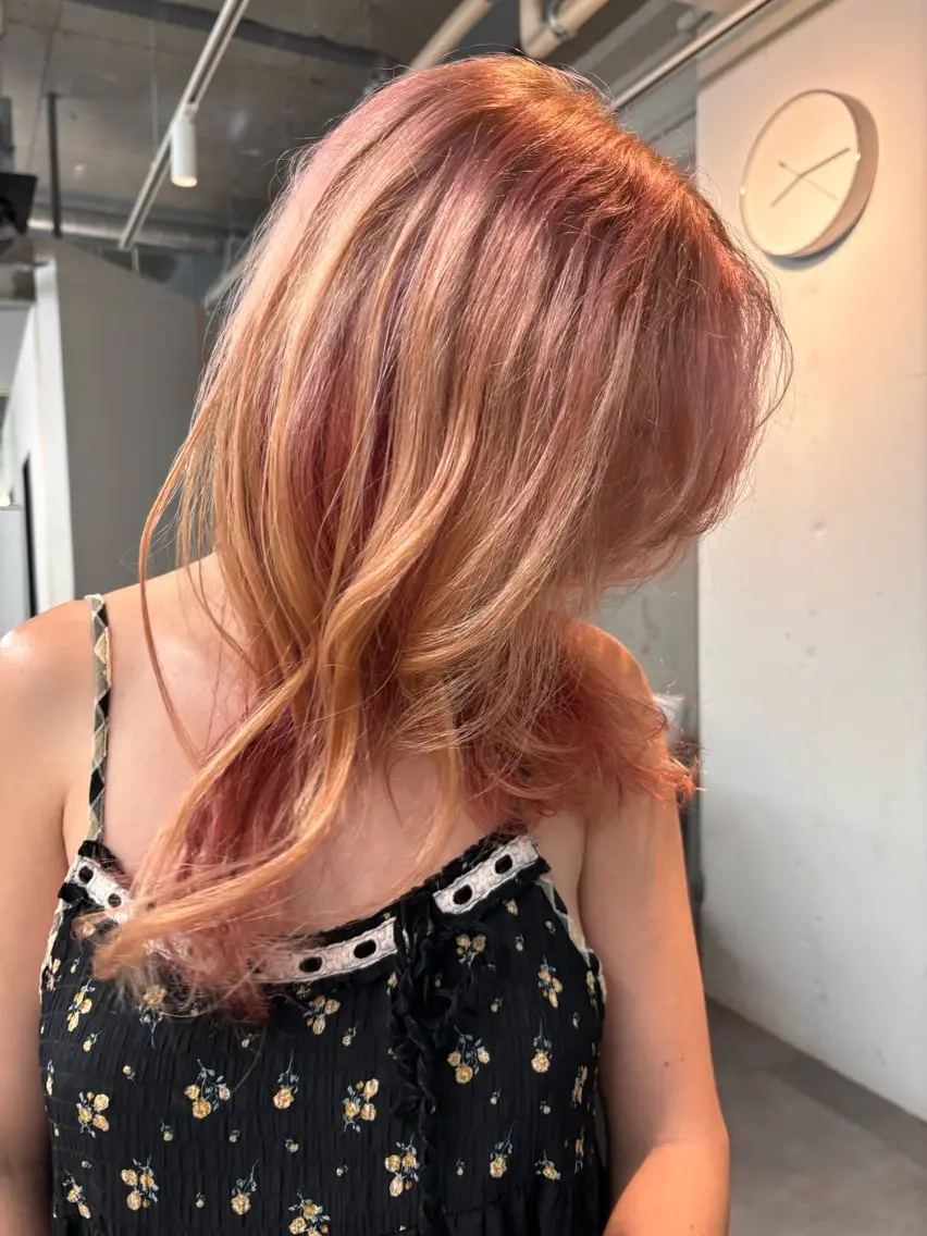 ロング カラー 中野 晴登のヘアスタイル