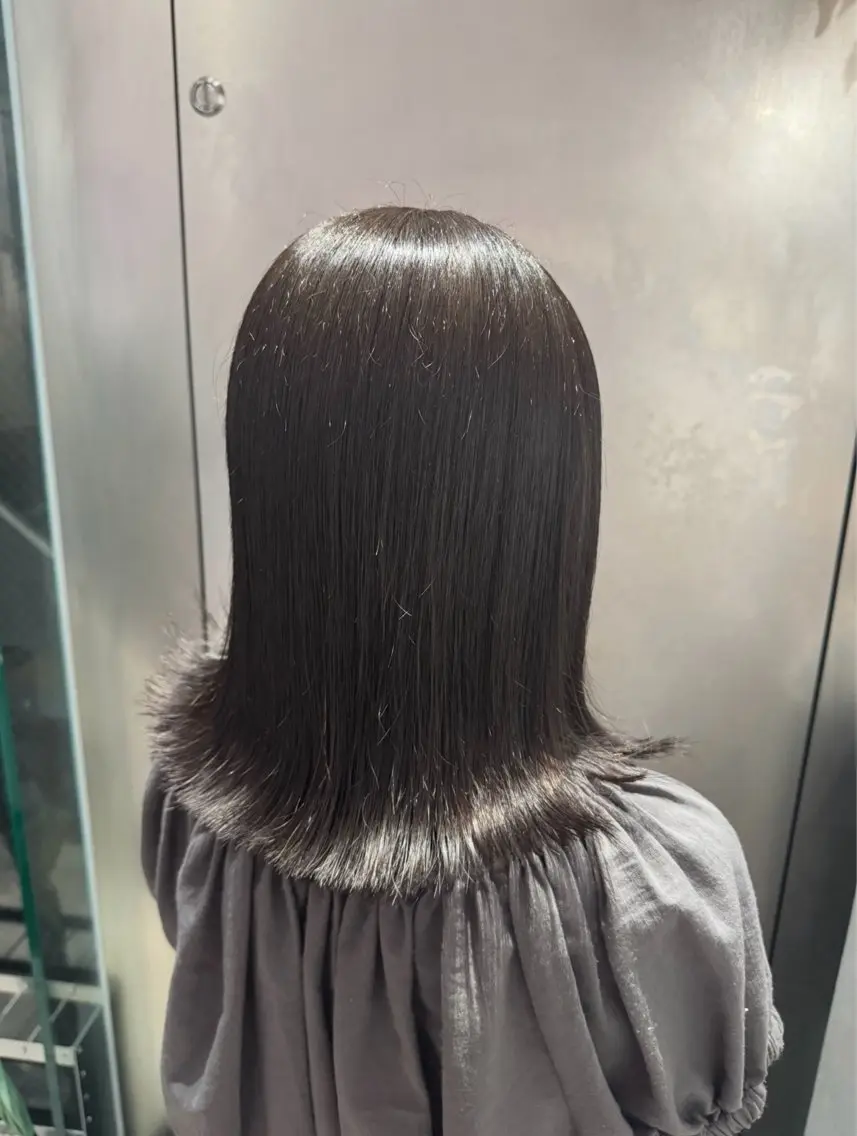 ミディアム ヘアカラー トリートメント カラーモデル募集中 🪞|天神|yuraのヘアスタイル