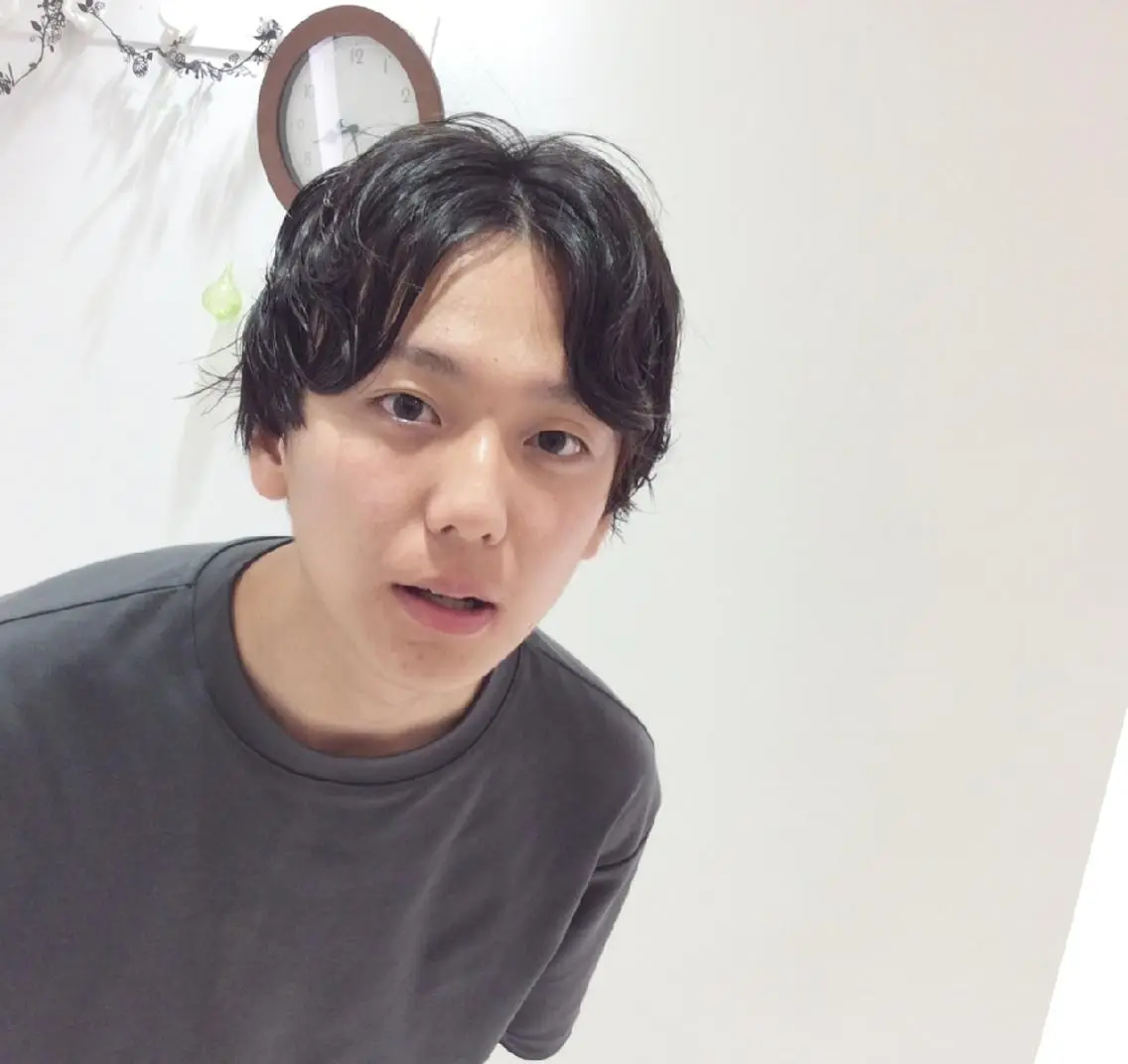 パーマ メンズ 大場 友稀のヘアスタイル