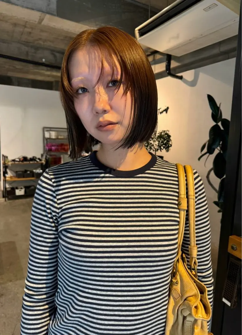ミディアム カラー YUI★ 梅田美容室のヘアスタイル