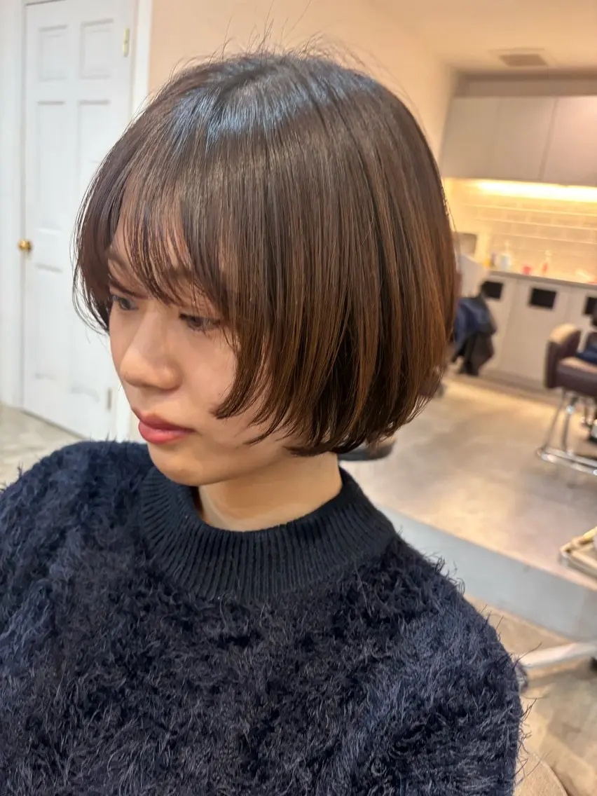 ショート 顔周りカット ☁️RIKA☁️ @ri2_____bのヘアスタイル