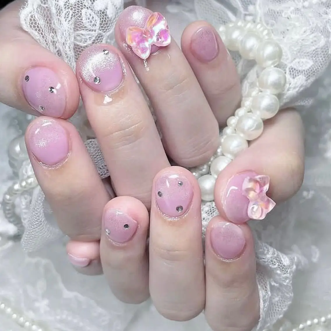 ネイル アートネイル 長さ出し フットネイル 韓国ネイル マグネットネイル Kanako 💫のネイルデザイン