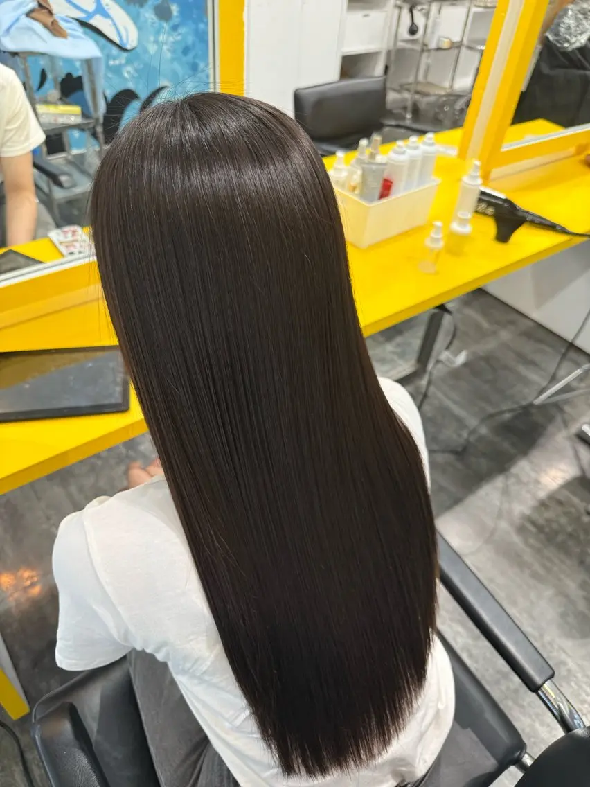 ロング カット 縮毛矯正 LOMARLIE/ NATUMIのヘアスタイル