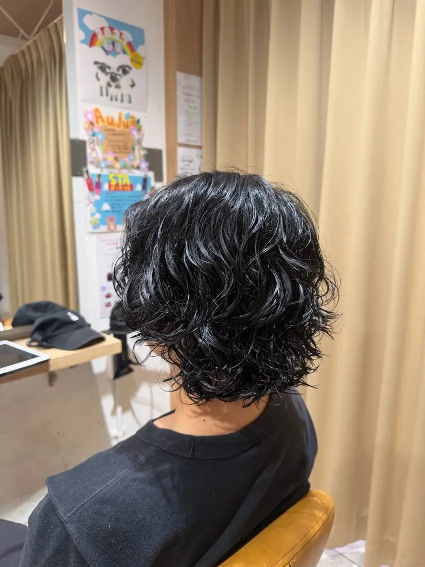 カット+パーマ（レディース限定）の写真