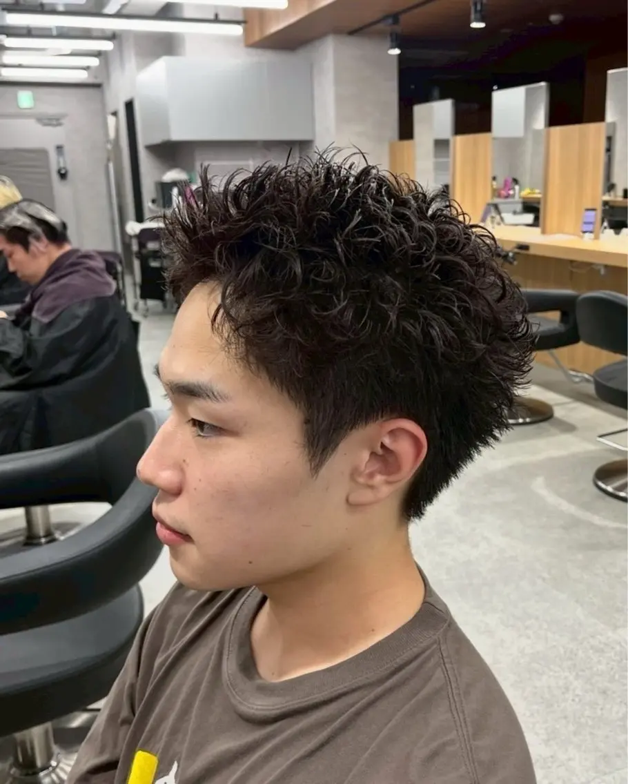 メンズ 🔥カットパーマ/ 髪質改善🔥浩太のヘアスタイル