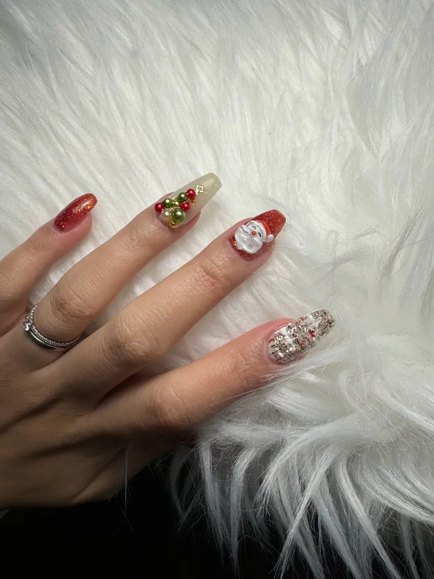 ネイル 冬ネイル クリスマス pilates & nail Zou.のその他イメージ