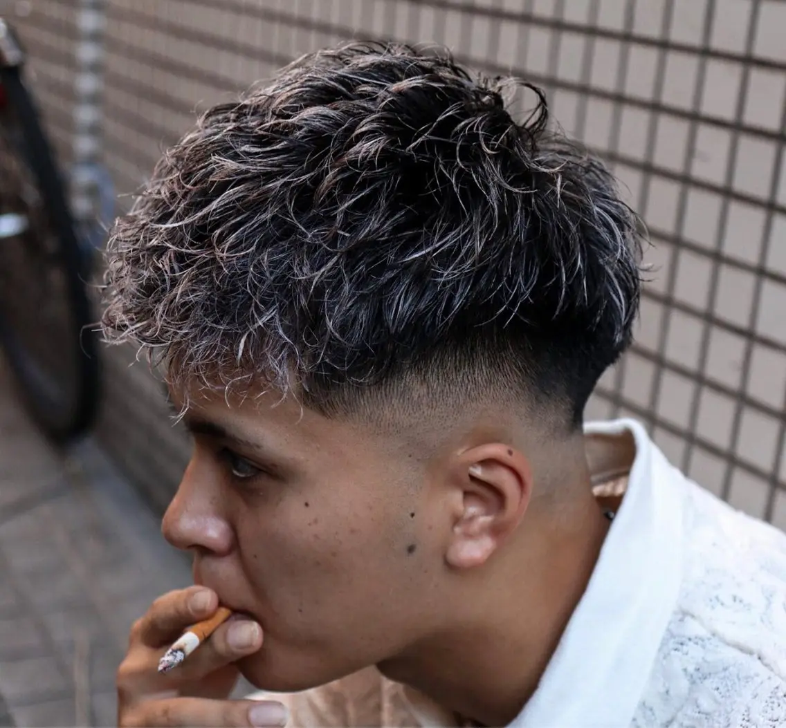 ショート カラー パーマ メンズ 💈men's💈 satoru中目黒のヘアスタイル
