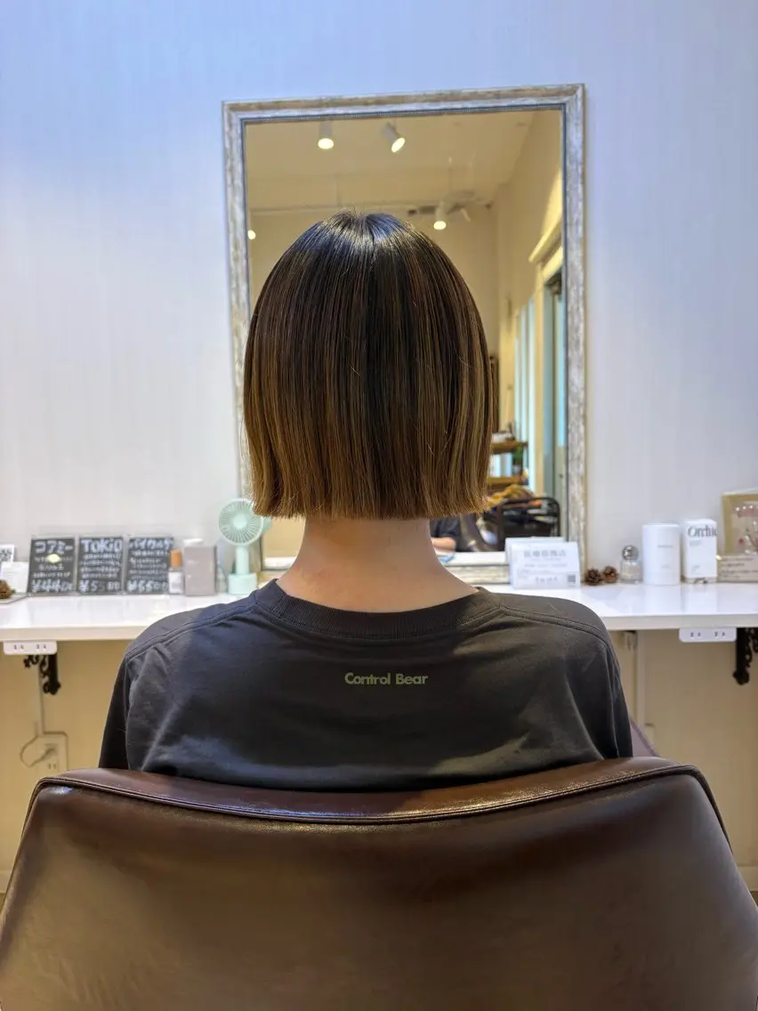 ショート ボブ 上川畑 つかさのヘアスタイル