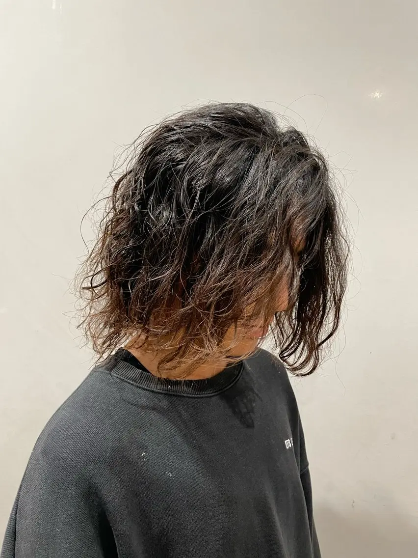 ✨最先端✨メンズカット+波巻きorツイスパパーマ+最新トリートメントの写真