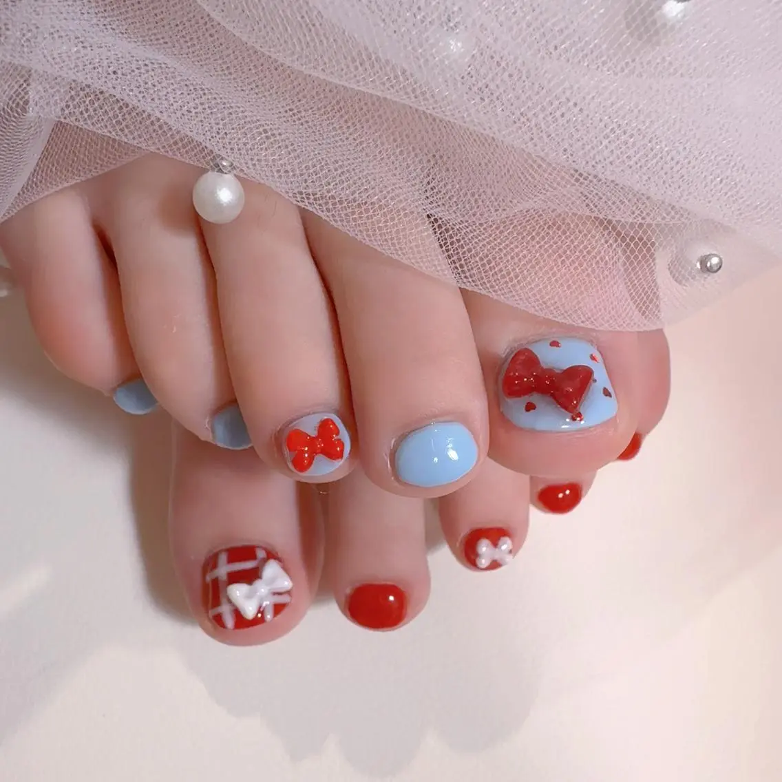 ネイル フットネイル 持ち込み フットネイル For U nail スカルプ専門店のネイルデザイン